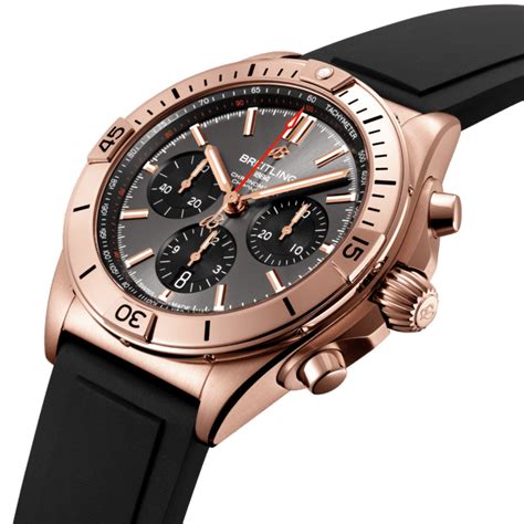 breitling chronomat 42 rose gold.